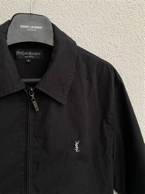 ysl harrington jacket size|history of harrington jacket.